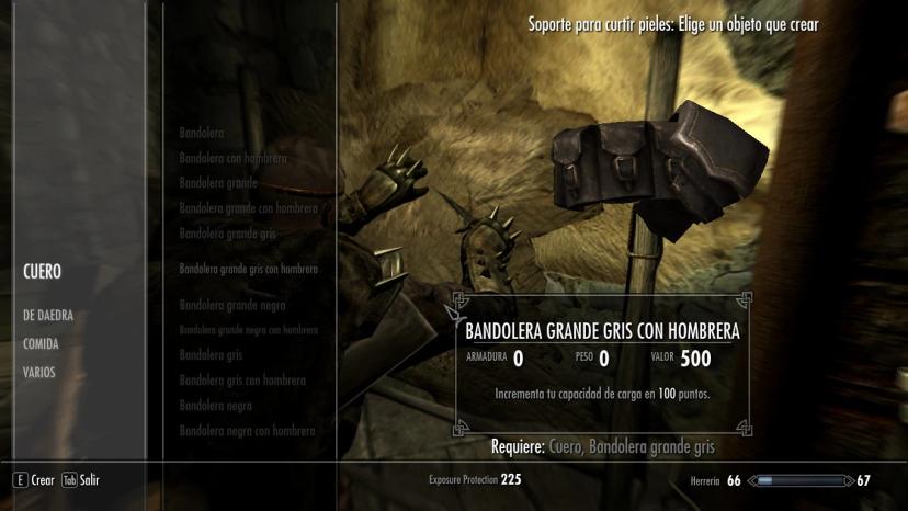 Bandolier - Bags and pouches Spanish Translation addon