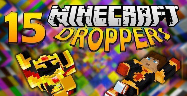 15 Droppers | Map for Minecraft addon