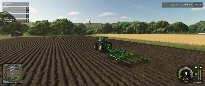 John Deere 980 Тяговый плуг addon