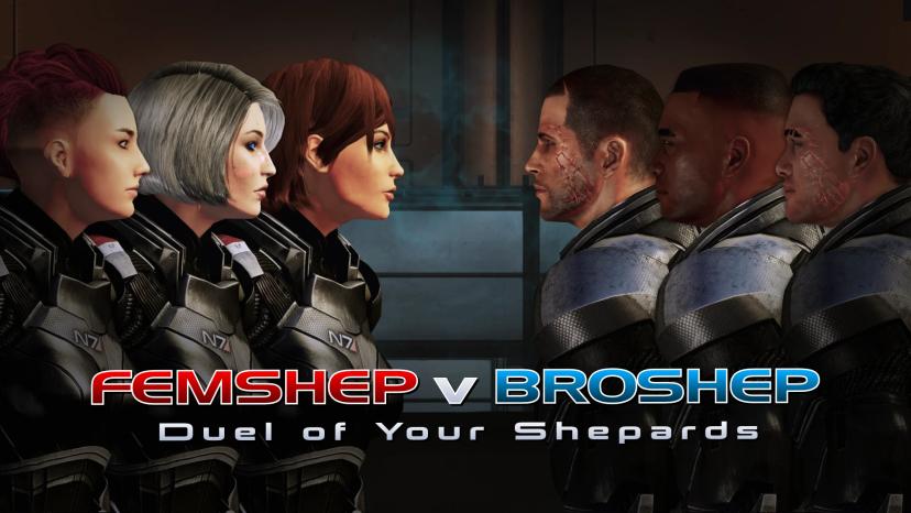 FemShep vs BroShep - Duel between your Shepards addon