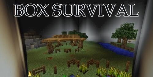 Box Survival| Map for Minecraft addon