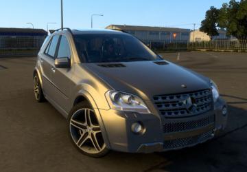 Mercedes Benz ML63 AMG 2009 version 1.2.1 Mod for American Truck Simulator (v1.49.x). addon