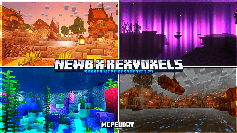 Шейдер NEWB x REXVOXELS addon