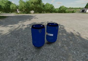 Мод Plastic Water/Fertilizer Barrels addon