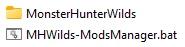 MHWilds-ModsManager - Alternative fluffy manager mod addon