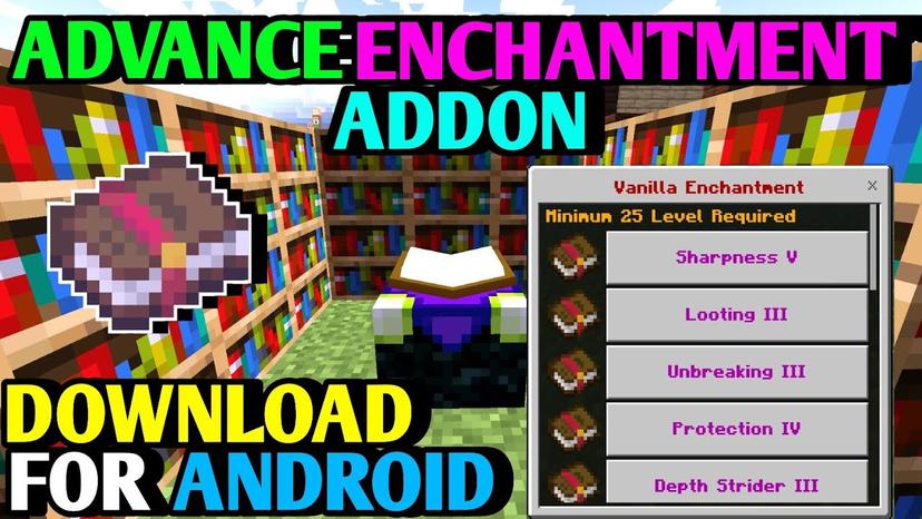 Enchantment Table Add-on Advance (1.21, 1.20) – MCPE/Bedrock Mod addon