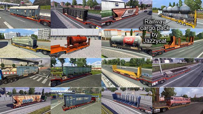 Railway Cargo Pack / Пак железно-дорожных грузов addon