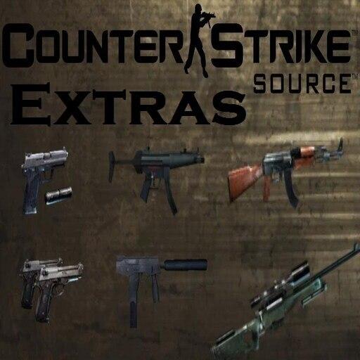 [VJ Base] SNPC Counter Strike: Source Weapons Pack Extras мод addon