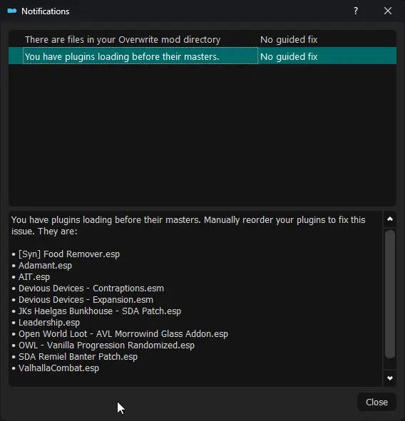 MO2 Comprobación del orden de arranque addon