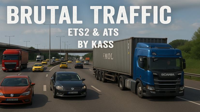 ETS2 Brutal Traffic mod addon
