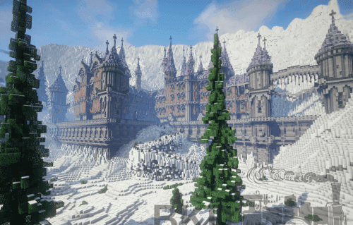 Frauberg Abbey | Map for Minecraft addon