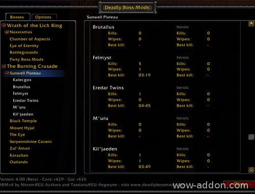 Deadly Boss Mods addon