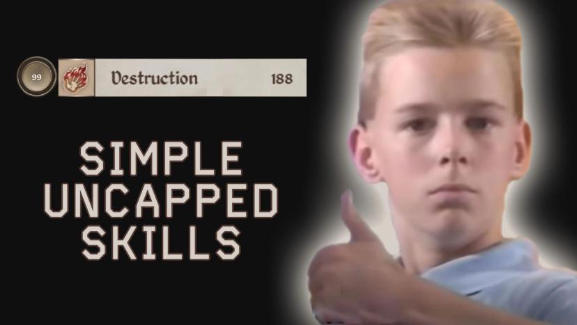 Simple unlimited skills addon