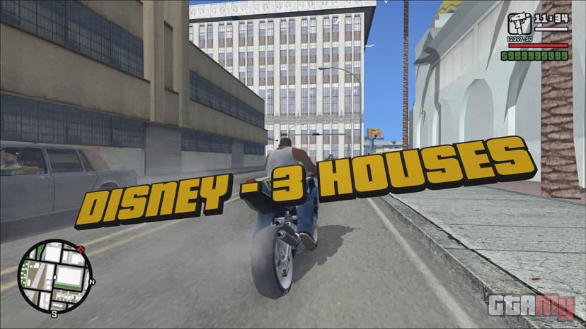 DISNEY - 3 HOUSES mod addon