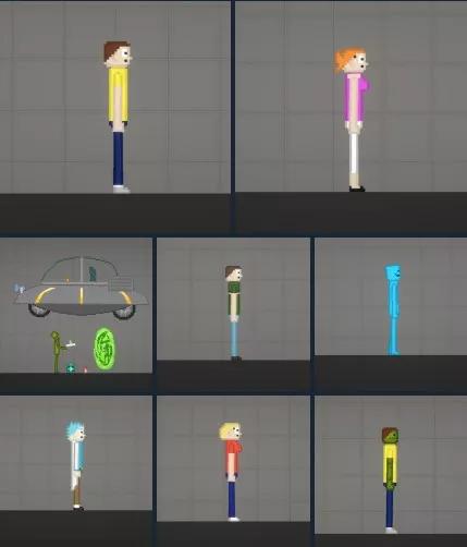 Rick and Morty for Melon Playground addon