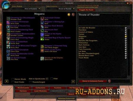 AtlasLoot Enhanced 5.4 addon