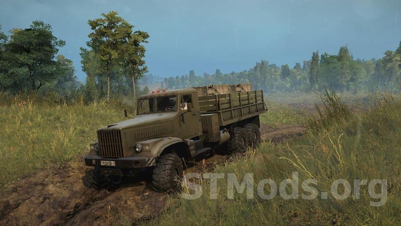 All-terrain truck KrAZ-255B Mod addon