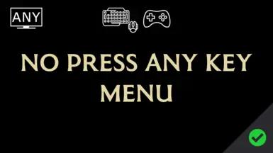 Don't Press Any Keys Menu addon