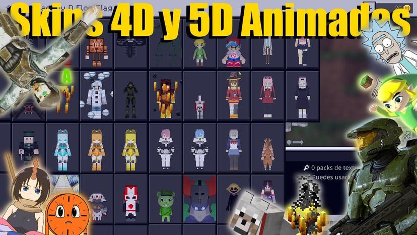 1150+ skins (1.21, 1.20) – HD capes, 4D, 5D and animated skins addon