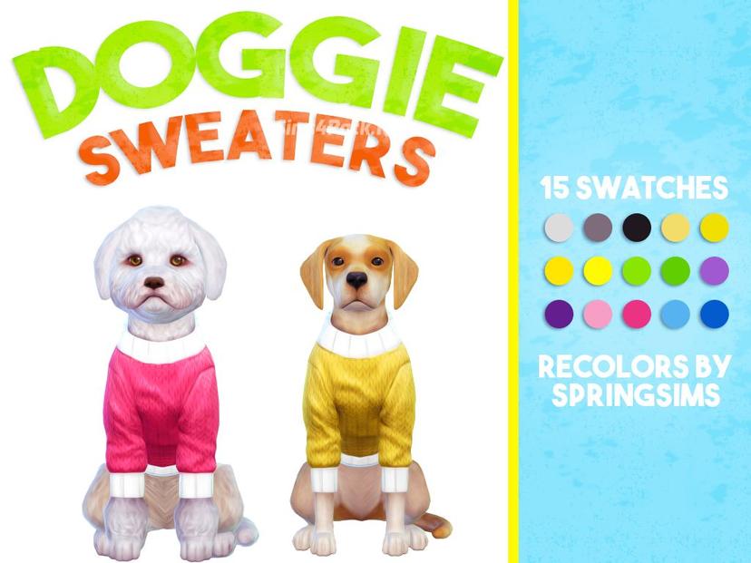 Sweaters for dogs addon