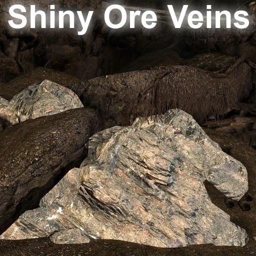 Shiny Ore Veins addon