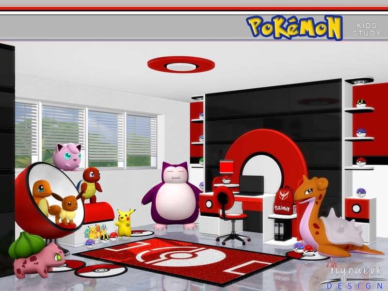 Children's room "Pokemon Kids Study" addon