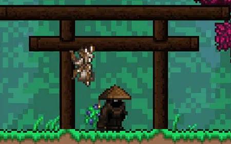 Terraria Japanese samurai character. addon