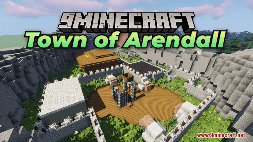 Map of the city of Arendal (1.20.4, 1.19.4) - discover underground secrets! addon