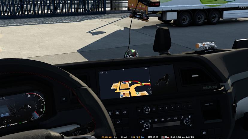 MAN TGX 2020 УЛУЧШЕННЫЙ ЭКРАН НАВИГАЦИИ V1.0 addon