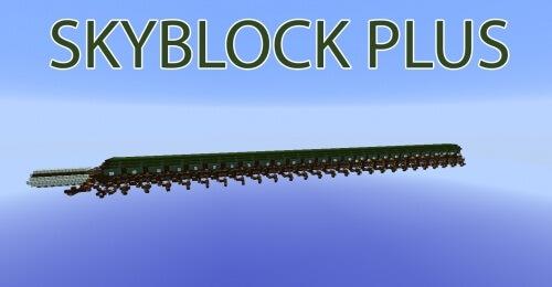 Skyblock Plus | Map for Minecraft addon