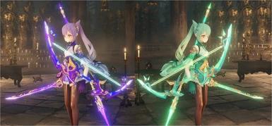 Phantom Strike Primal Jade Weapon Set. addon