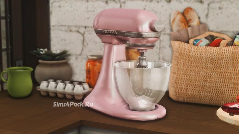 Декоративный миксер для Sims 4 KitchenAid. addon