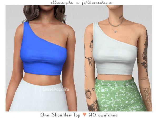 one shoulder top addon