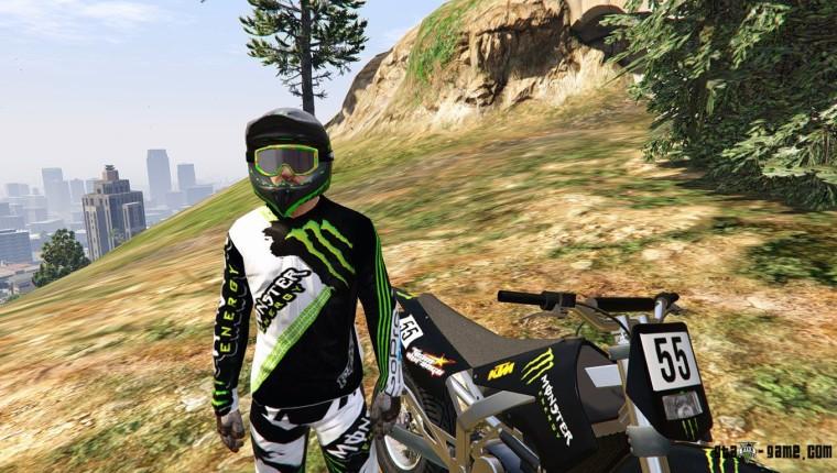 Macacão Monster Motocross addon