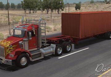 Мод Kenworth T800 в трафик addon