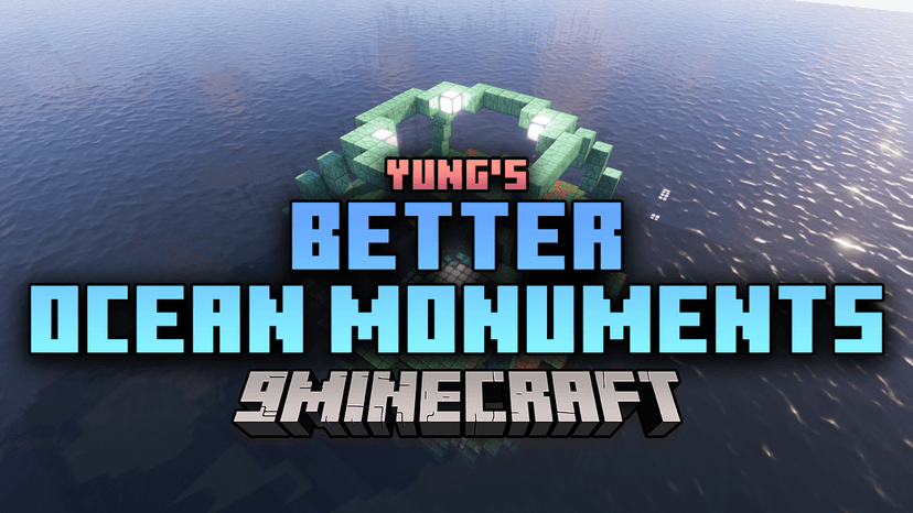 YUNG's Better Ocean Monuments Mod - переделайте морские памятники в Minecraft. addon