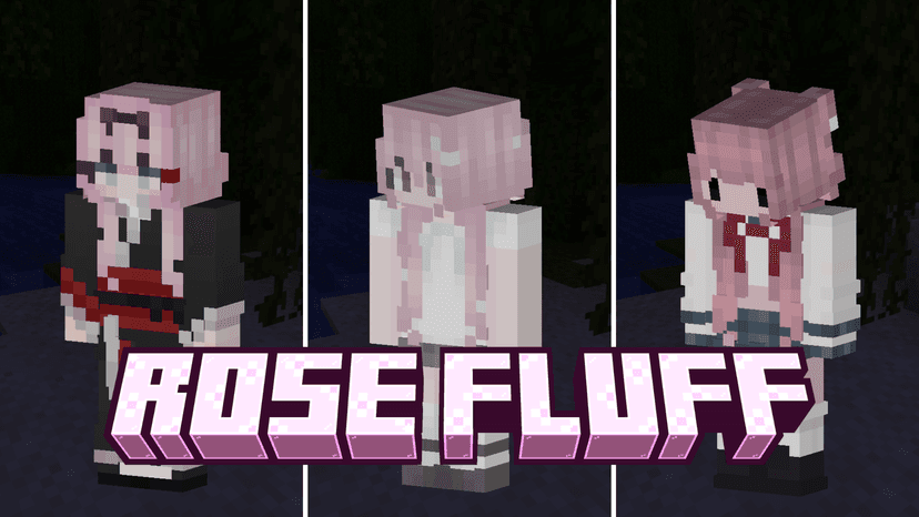 Máscara de pele Pink Fluff addon