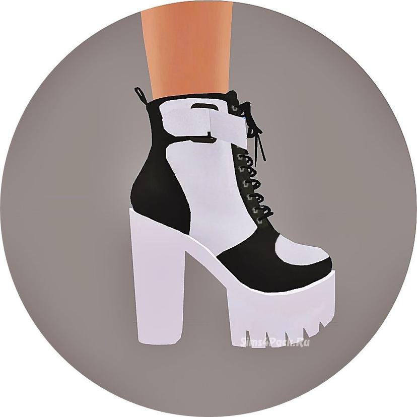 Sports sneakers with heels for Sims 4 addon