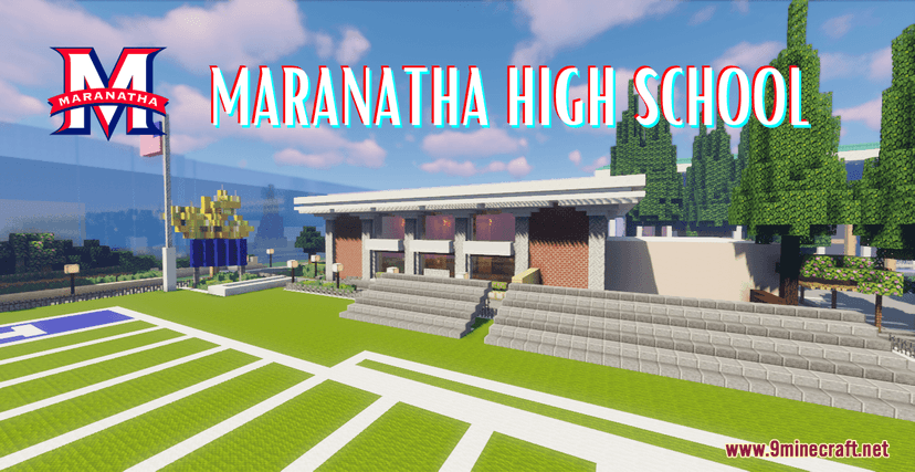 Maranatha High School Map (1.20.4, 1.19.4) - Amazing High School Structure addon