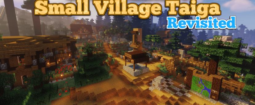 The small village of Taiga reinvented | Map for Minecraft addon