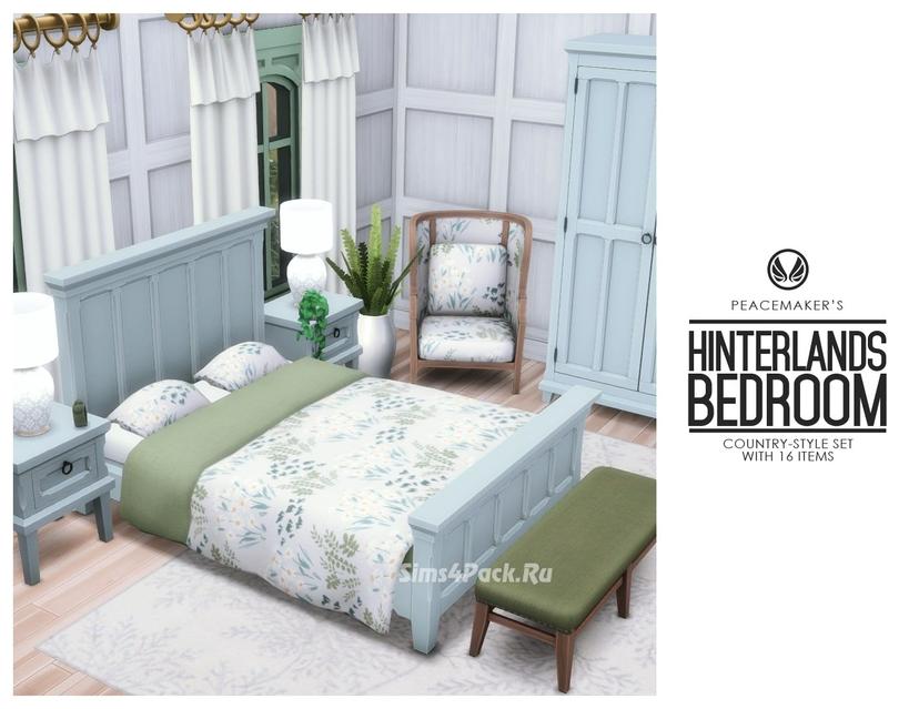 Спальни в Хинтерленде для Sims 4. addon