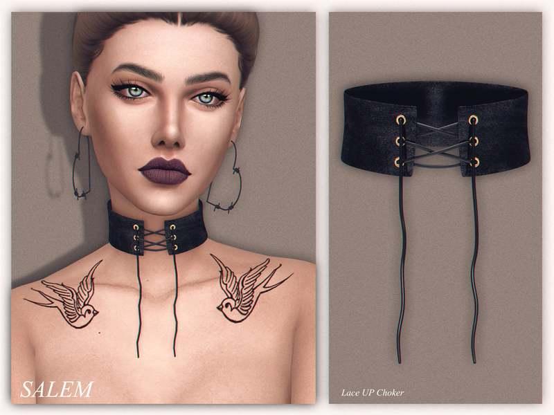 Чокер "Lace Up Choker" addon