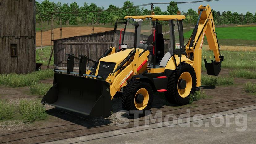 Hidromek backhoe loader  Мод addon