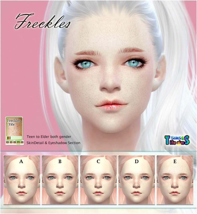 Веснушки "Freckles Male & Female" addon