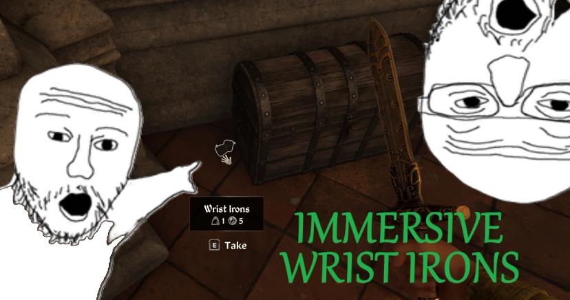 Immersive Wrist Irons addon
