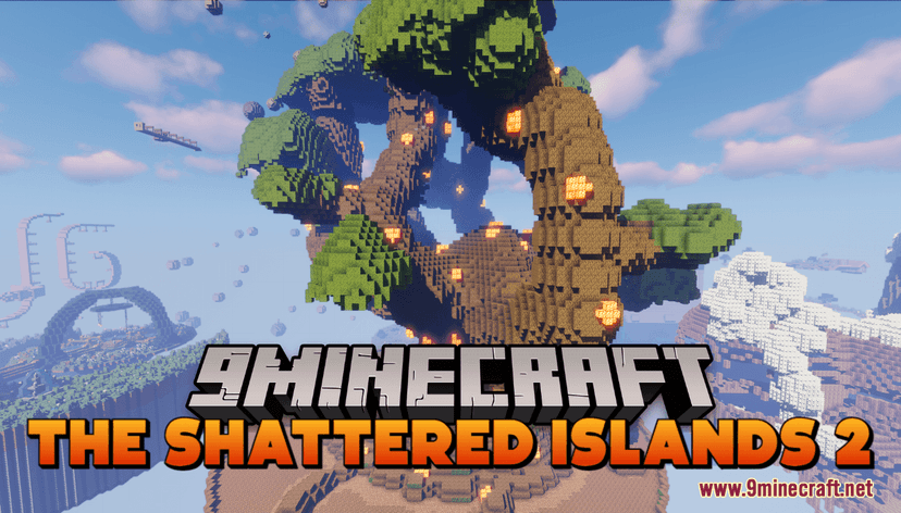 Map of The Shattered Islands 2 (1.20.4, 1.19.4) - What will you find on the archipelago? addon