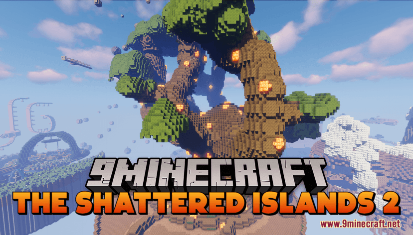 Карта The Shattered Islands 2 (1.20.4, 1.19.4) - Что вы найдете на архипелаге? addon