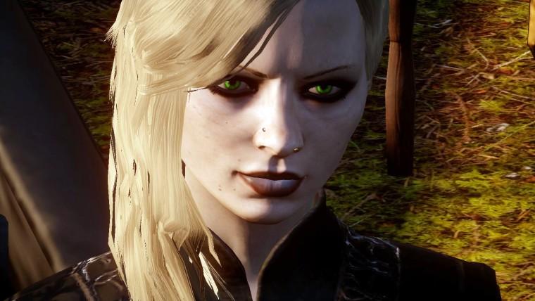 "Facial texture due to dark makeup and piercings (dark makeup + piercings)." addon
