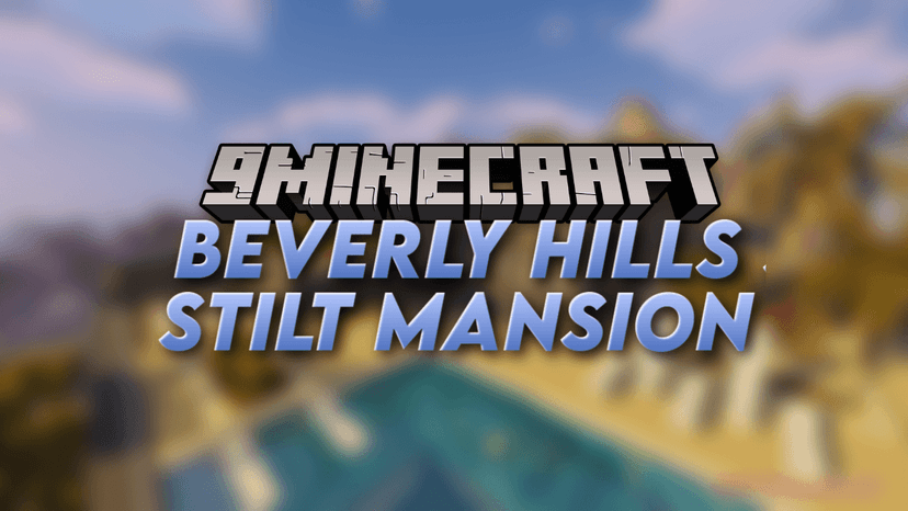 Карта Beverly Hills Stilt Mansion (1.20.4, 1.19.4) - Потрясающий современный дом addon