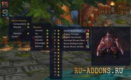 Pets and Mounts 5.4 addon